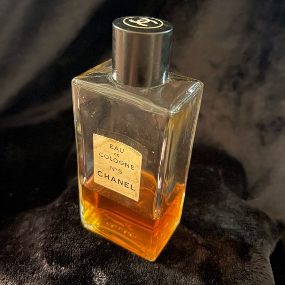 Vintage Chanel No. 5 Eau De Cologne 1950s 1960s Rare Perfume Bottle - Picture 2 of 7